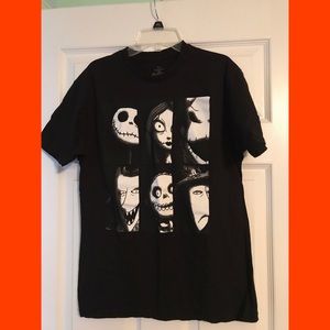 THE NIGHTMARE BEFORE CHRISTMAS FACES T-SHIRT